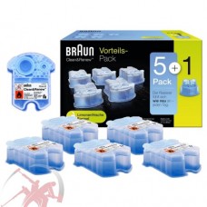 Картриджи для очистки CCR 81673079 6 шт для бритв Braun